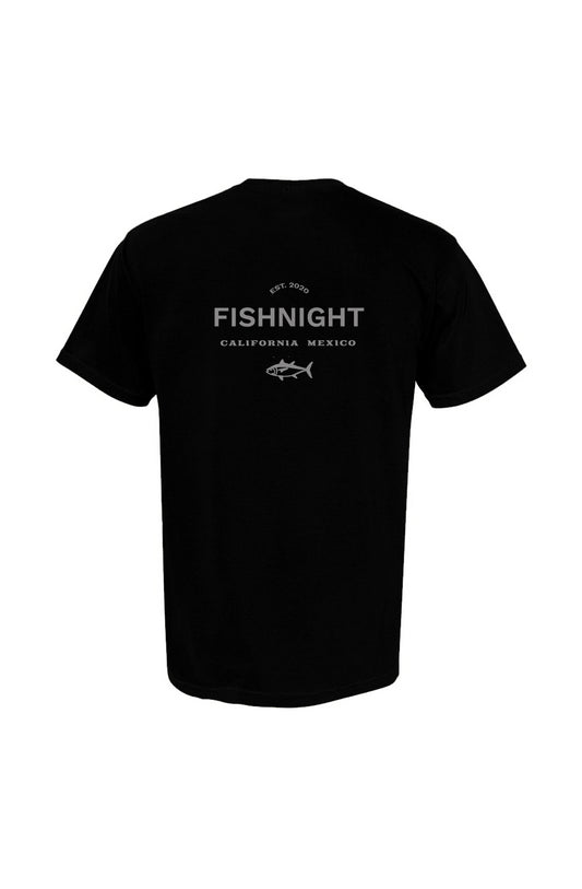 Heavyweight Pocket-T-Shirt Fish Night 